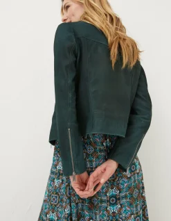 FatFace Suzie Suede Biker Jacket|Women Coats & Jackets
