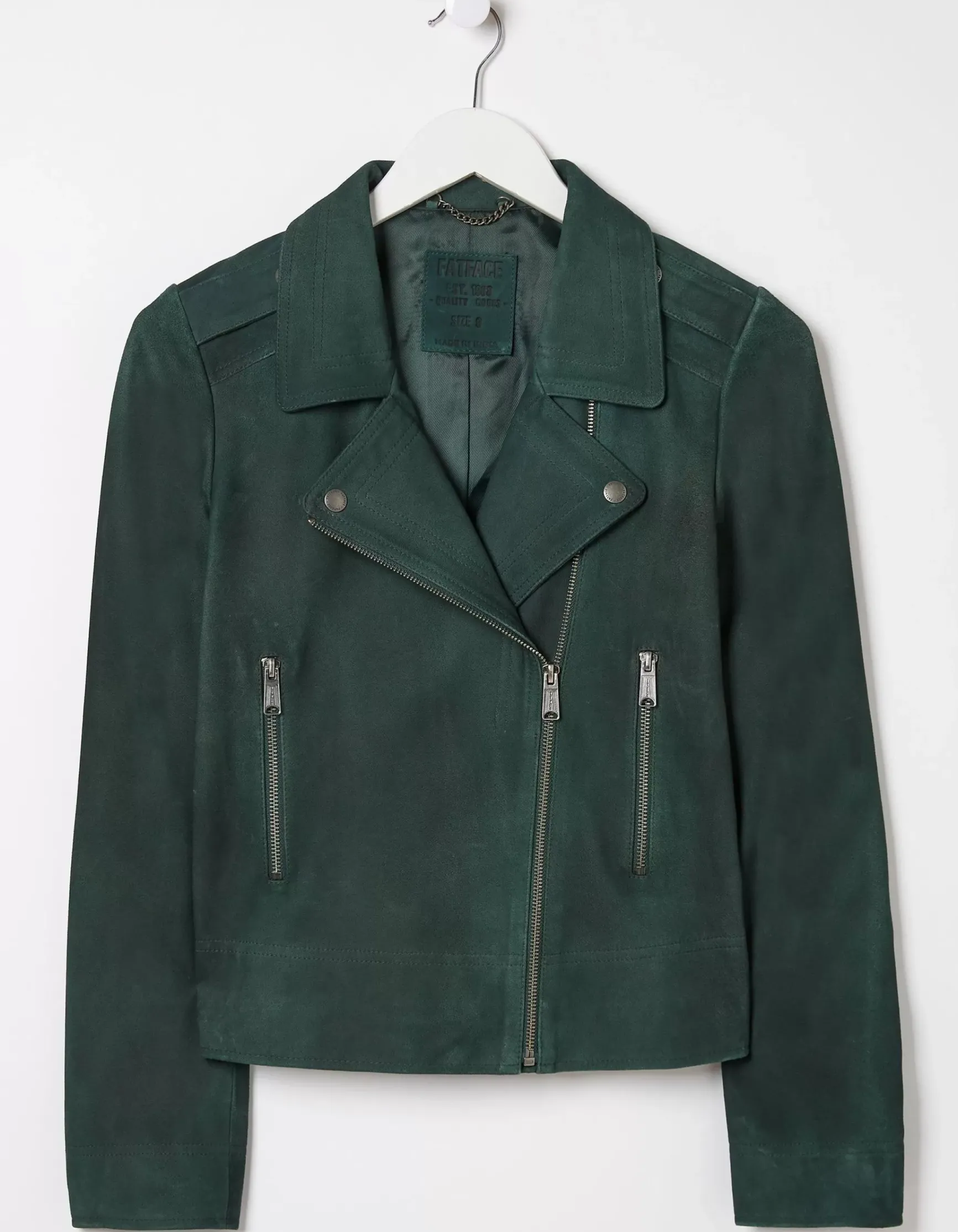 FatFace Suzie Suede Biker Jacket|Women Coats & Jackets