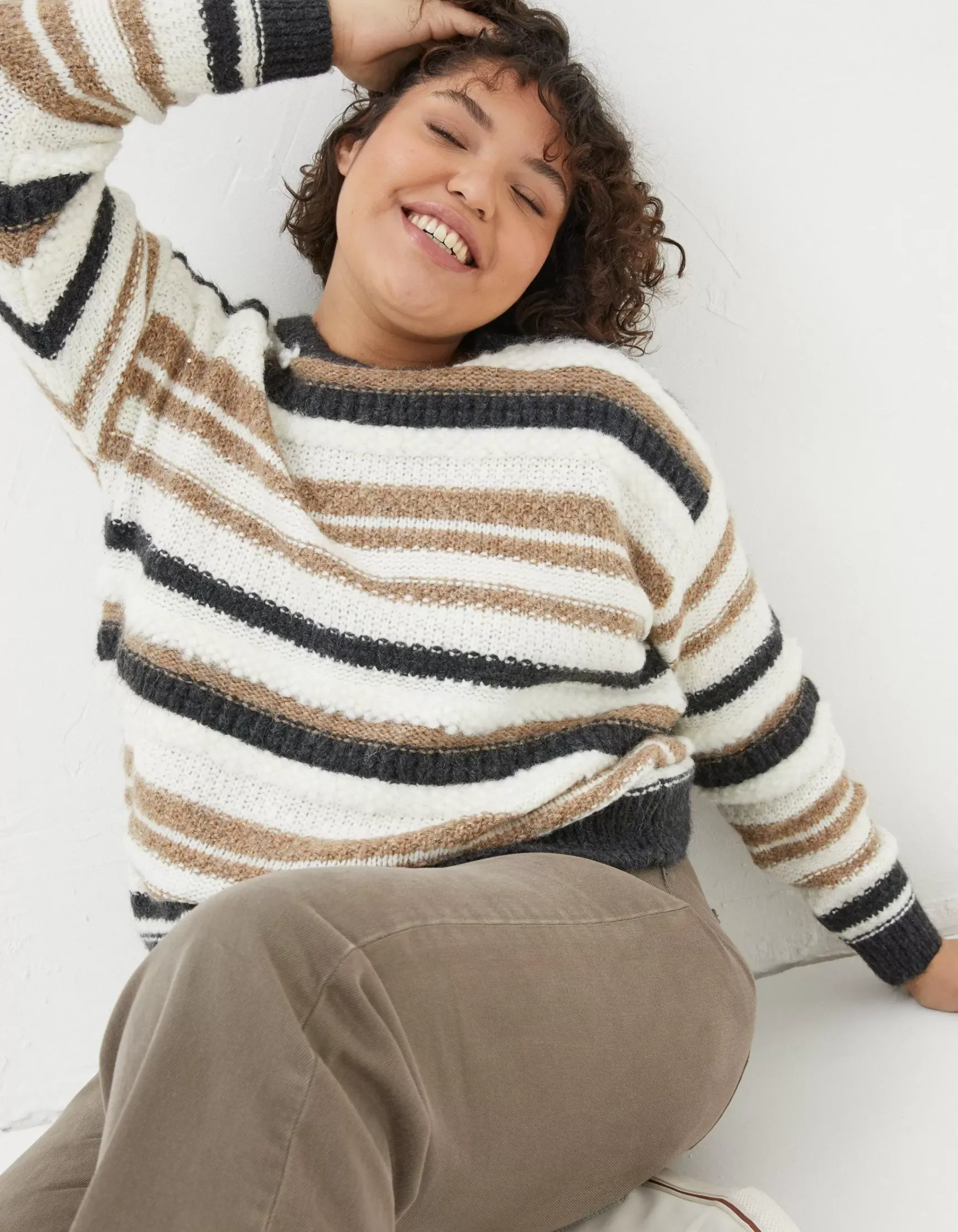FatFace Suzy Stripe Jumper|Women View All