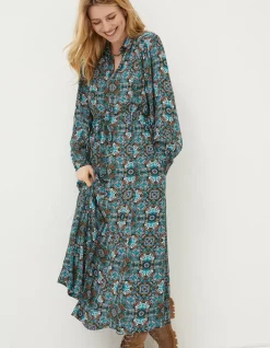 FatFace Swinley Mirrored Midi Dress|Women Dresses