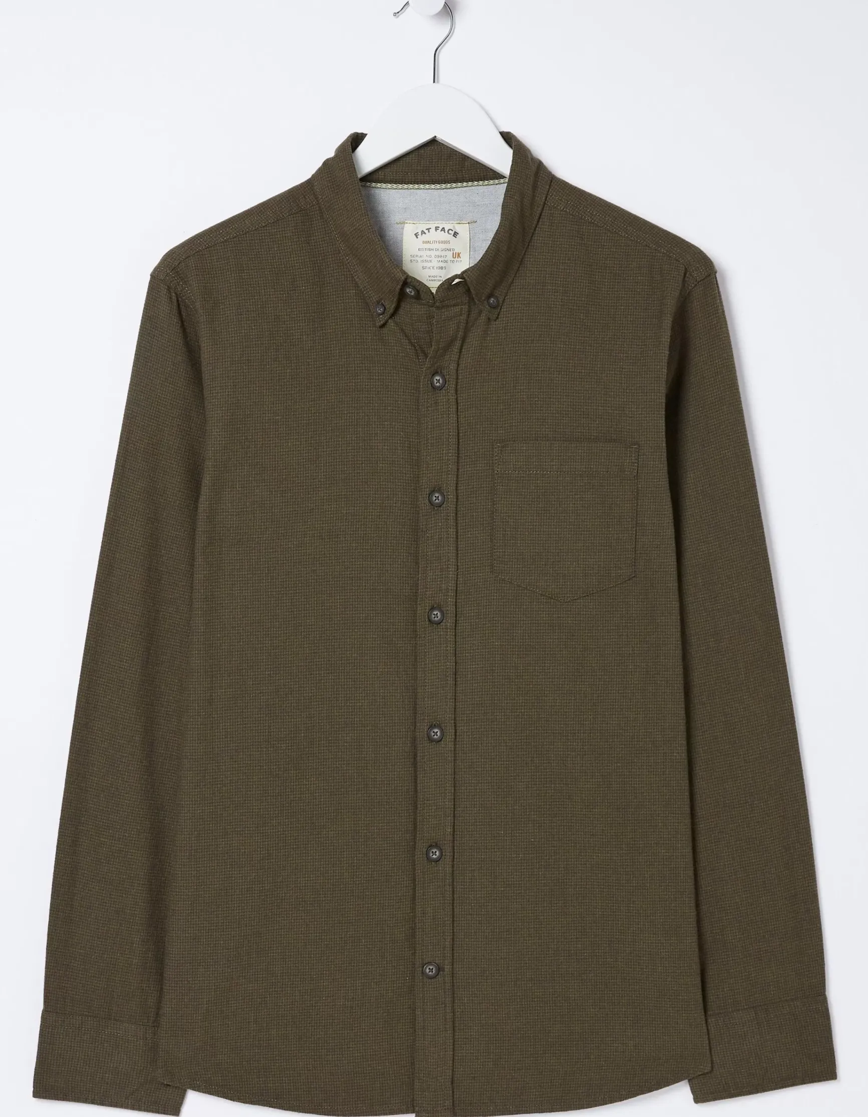 FatFace Tadlow Puppytooth Shirt|Men View All