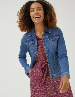 FatFace Tasha Denim Jacket|Women Coats & Jackets
