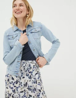 FatFace Tasha Denim Jacket|Women Coats & Jackets