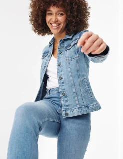 FatFace Tasha Denim Jacket|Women Coats & Jackets