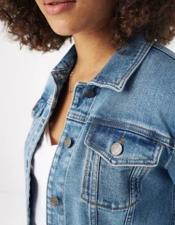 FatFace Tasha Denim Jacket|Women Coats & Jackets