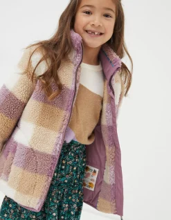 FatFace Teddy Check Coat|Girls View All