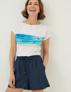 FatFace Tenby Linen Short|Women Shorts