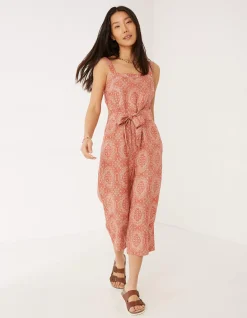 FatFace Terra Linen Blend Jumpsuit|Women Jumpsuits & Playsuits