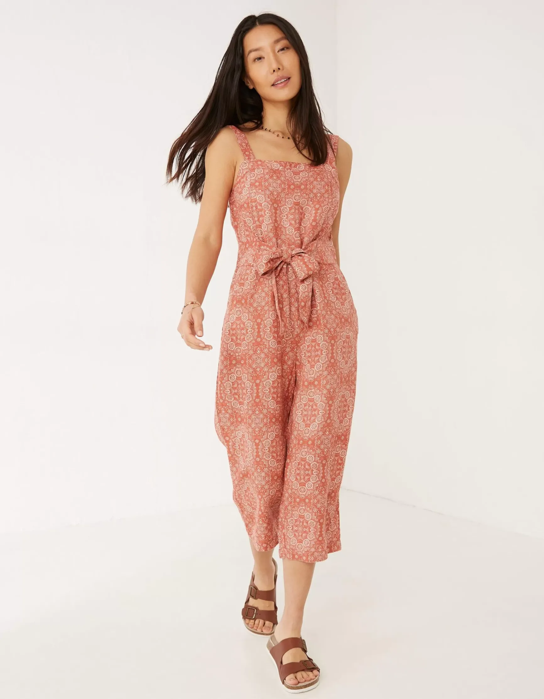 FatFace Terra Linen Blend Jumpsuit|Women Jumpsuits & Playsuits