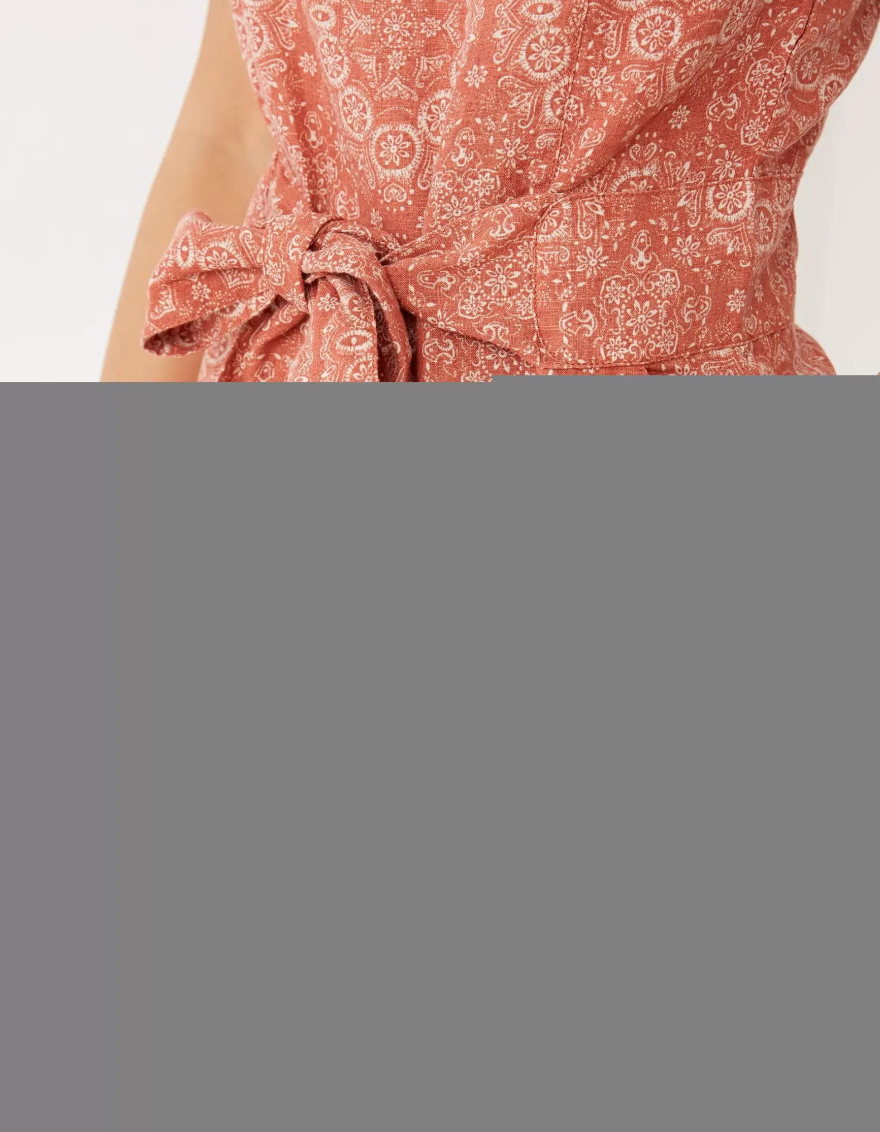 FatFace Terra Linen Blend Jumpsuit|Women Jumpsuits & Playsuits