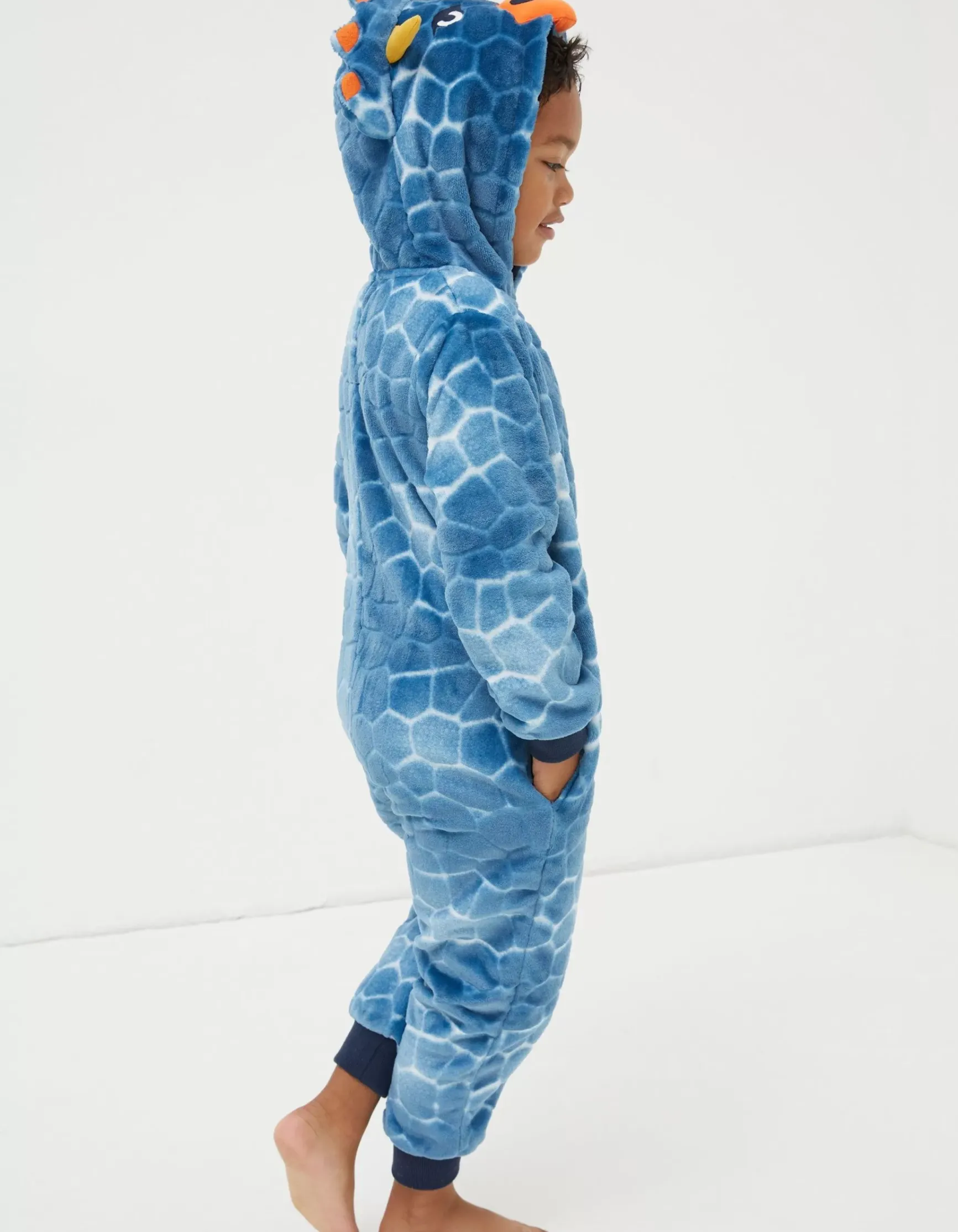 FatFace Terry Dinosaur Onesie|Boys View All