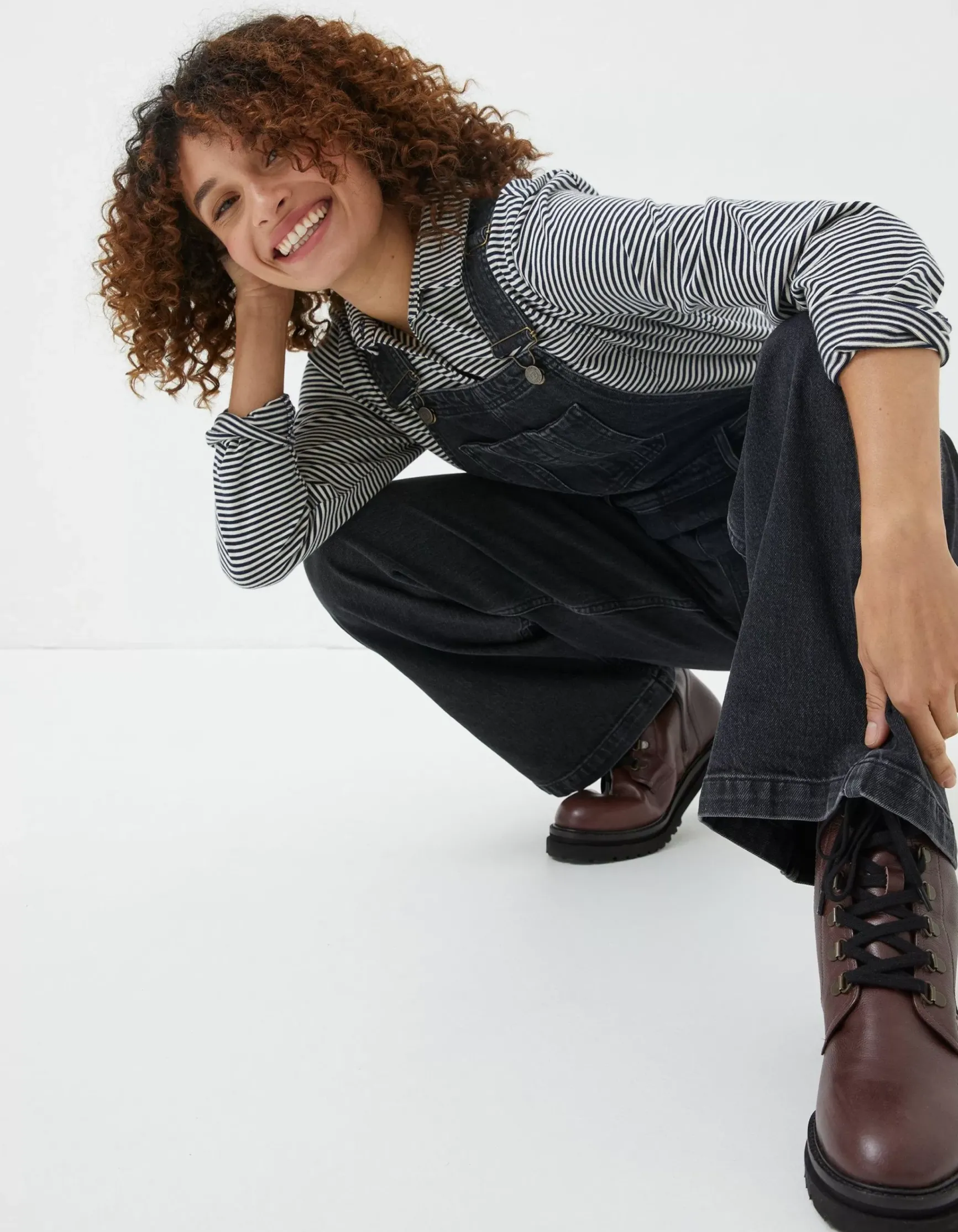 FatFace Tetbury Wide Leg Dungarees|Women View All