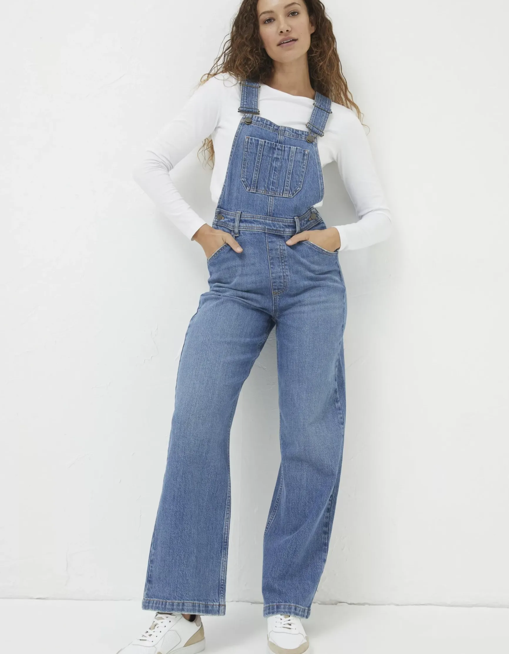 FatFace Tetbury Wide Leg Dungarees|Women View All