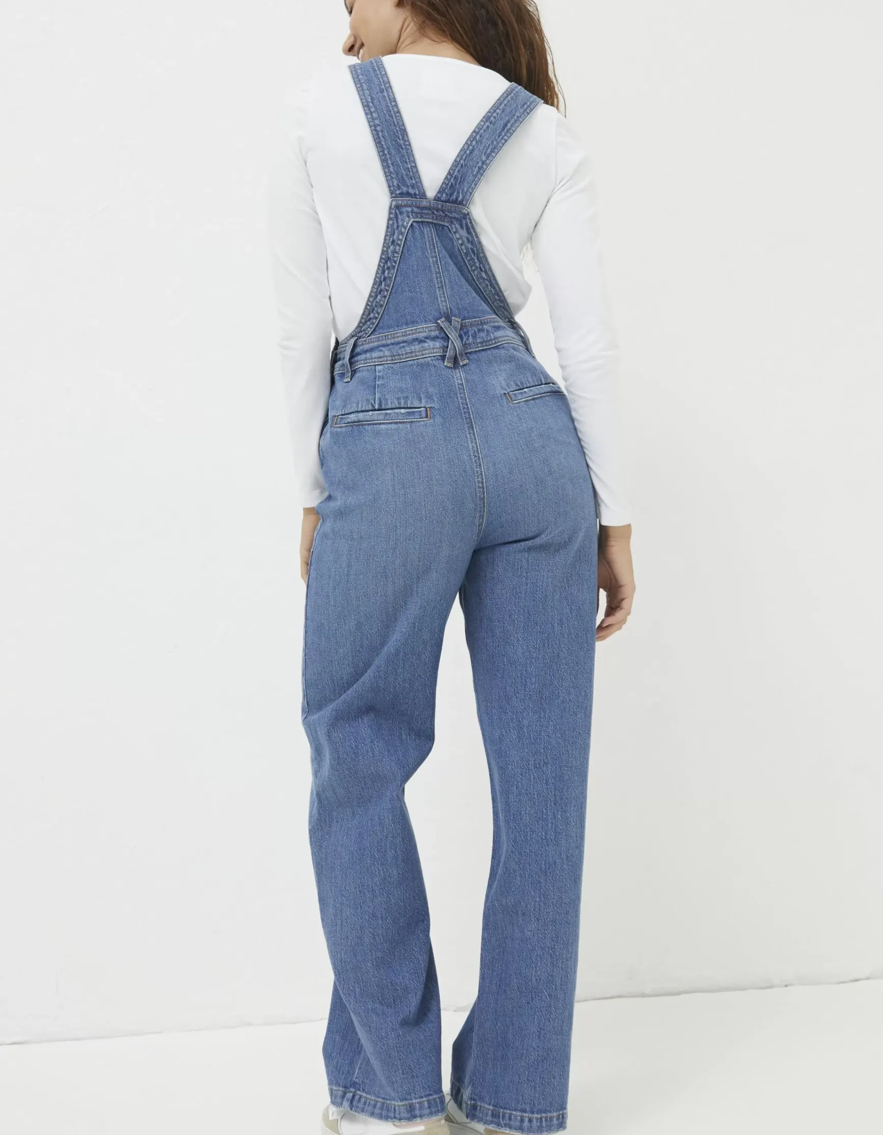FatFace Tetbury Wide Leg Dungarees|Women View All
