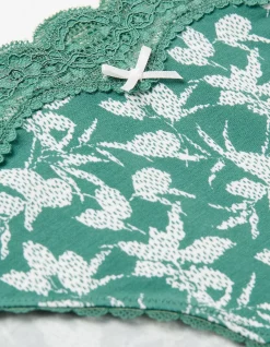 FatFace Textured Leaves Mini Knickers|Women View All