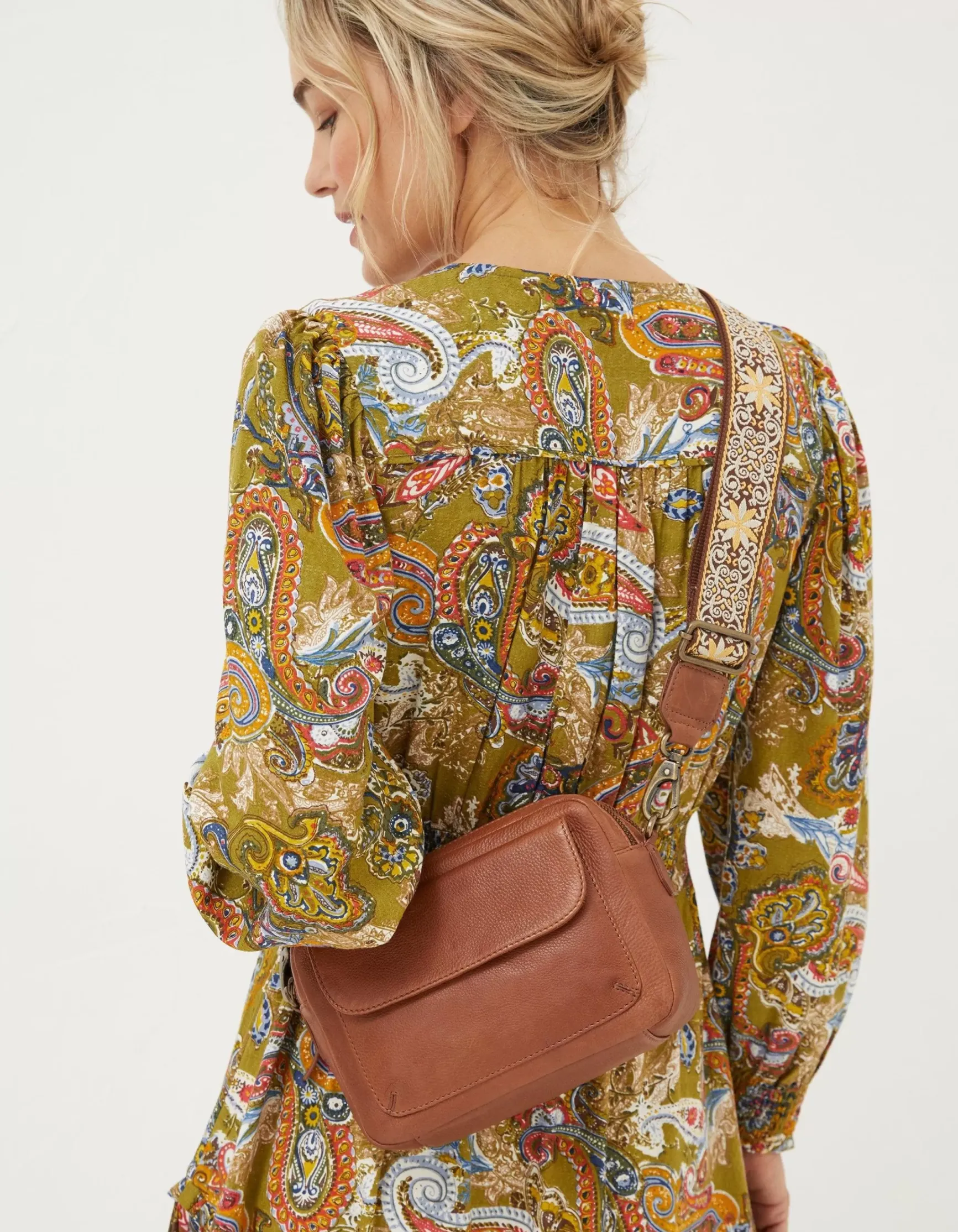 FatFace The Oslo Camera Bag Ornate Strap|Women View All
