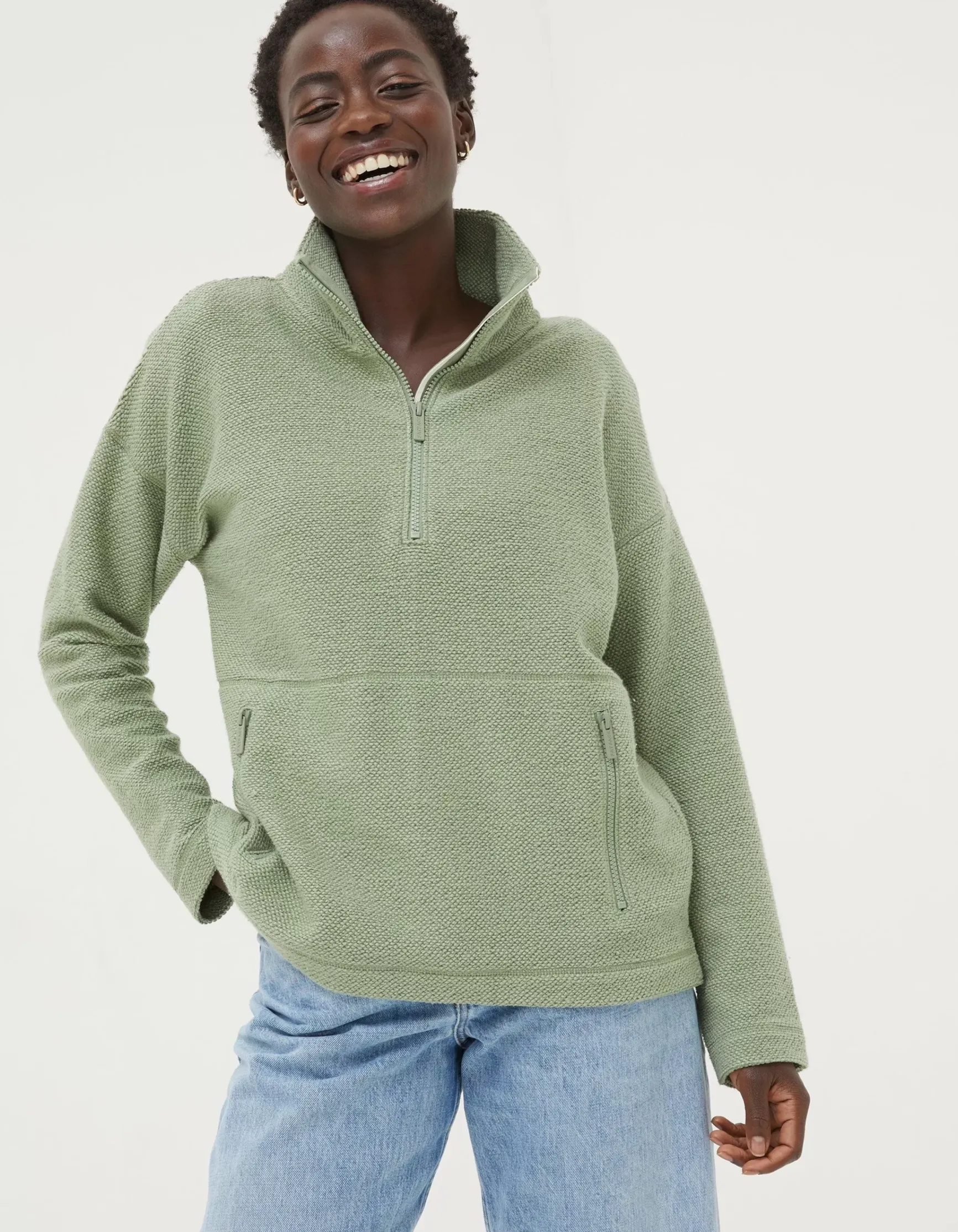 FatFace Thea Half Neck Sweatshirt|Women View All