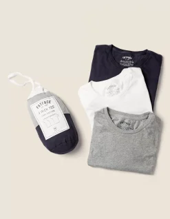 FatFace Three Pack Crew Neck T-Shirts|Men T-Shirts