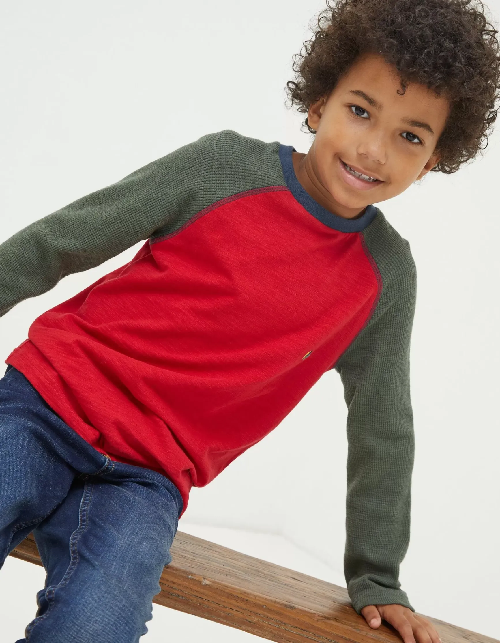 FatFace Three Pack Long Sleeve T-Shirts|Boys View All