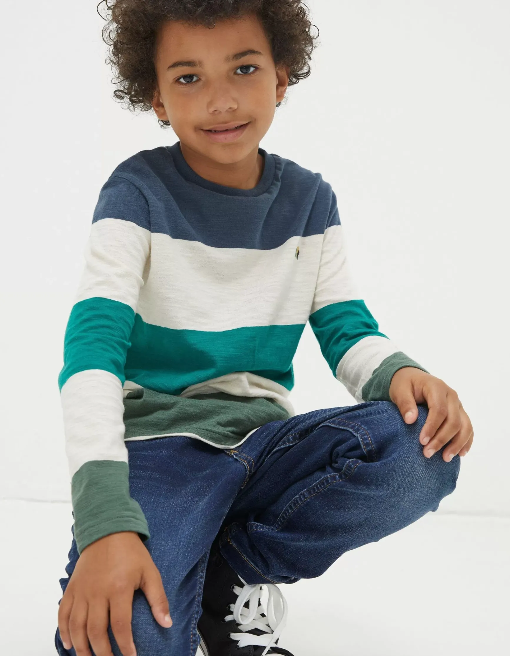 FatFace Three Pack Long Sleeve T-Shirts|Boys View All