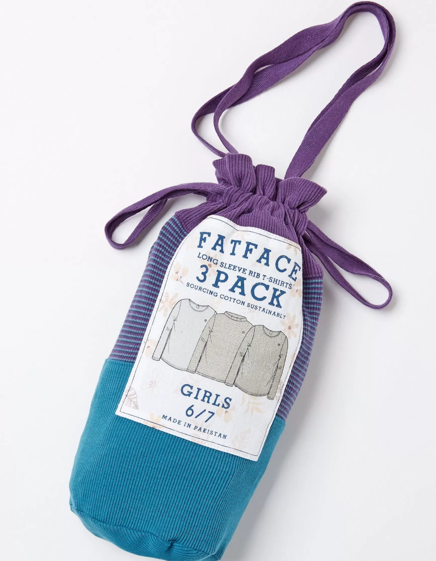 FatFace Three Pack Long Sleeve T-Shirts|Girls View All