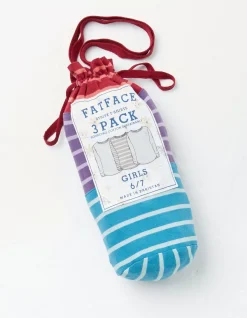 FatFace Three Pack Stripe T-Shirts|Girls View All