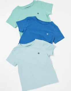 FatFace Three-Pack Short Sleeve T-Shirts|Girls View All