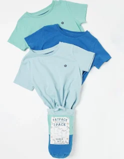 FatFace Three-Pack Short Sleeve T-Shirts|Girls View All