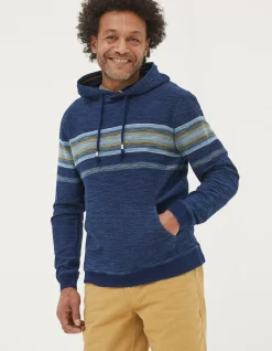 FatFace Trescowe Indigo Stripe Hoodie|Men View All