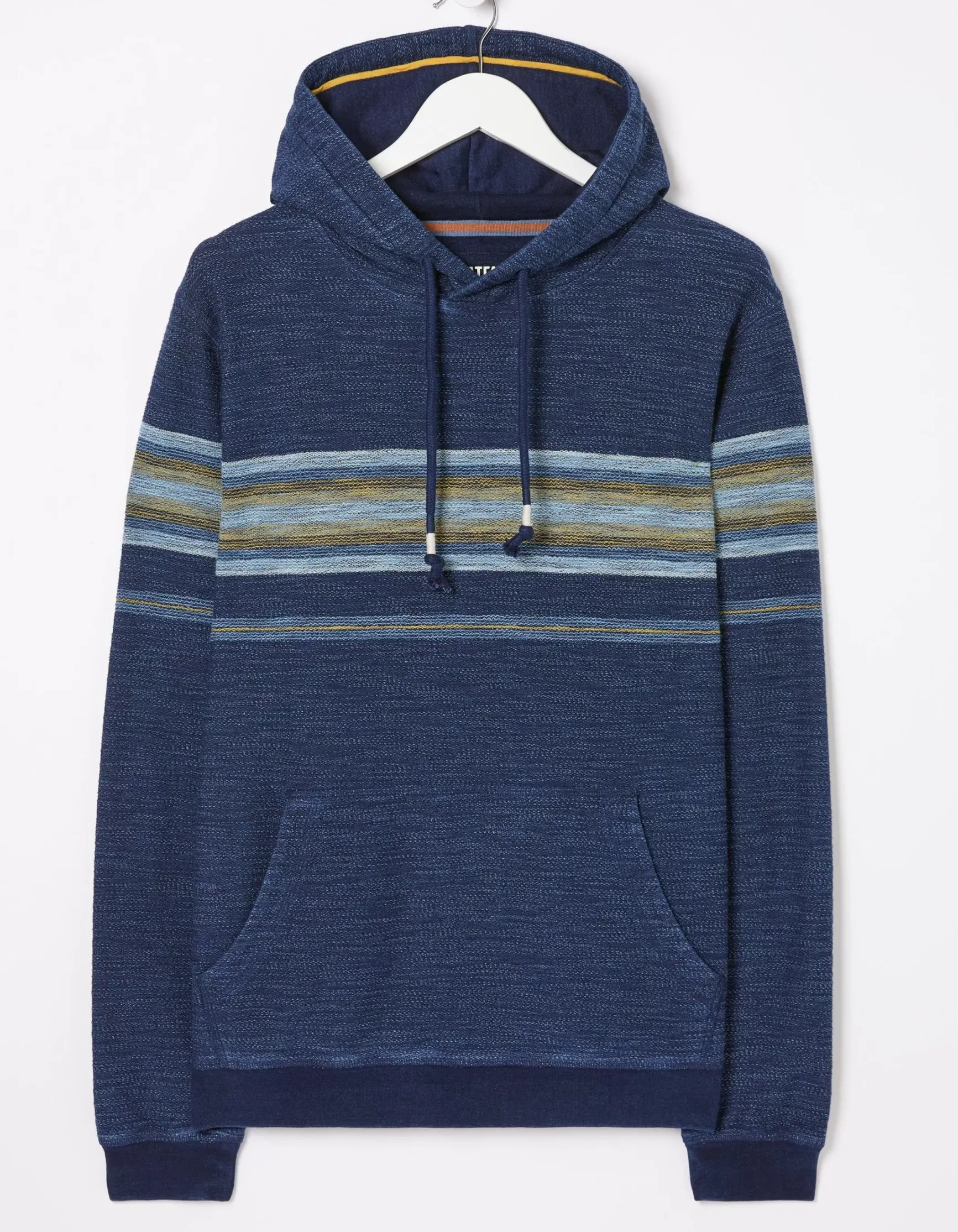 FatFace Trescowe Indigo Stripe Hoodie|Men View All