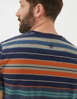 FatFace Trescowe Stripe T-Shirt|Men T-Shirts
