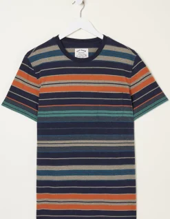 FatFace Trescowe Stripe T-Shirt|Men T-Shirts