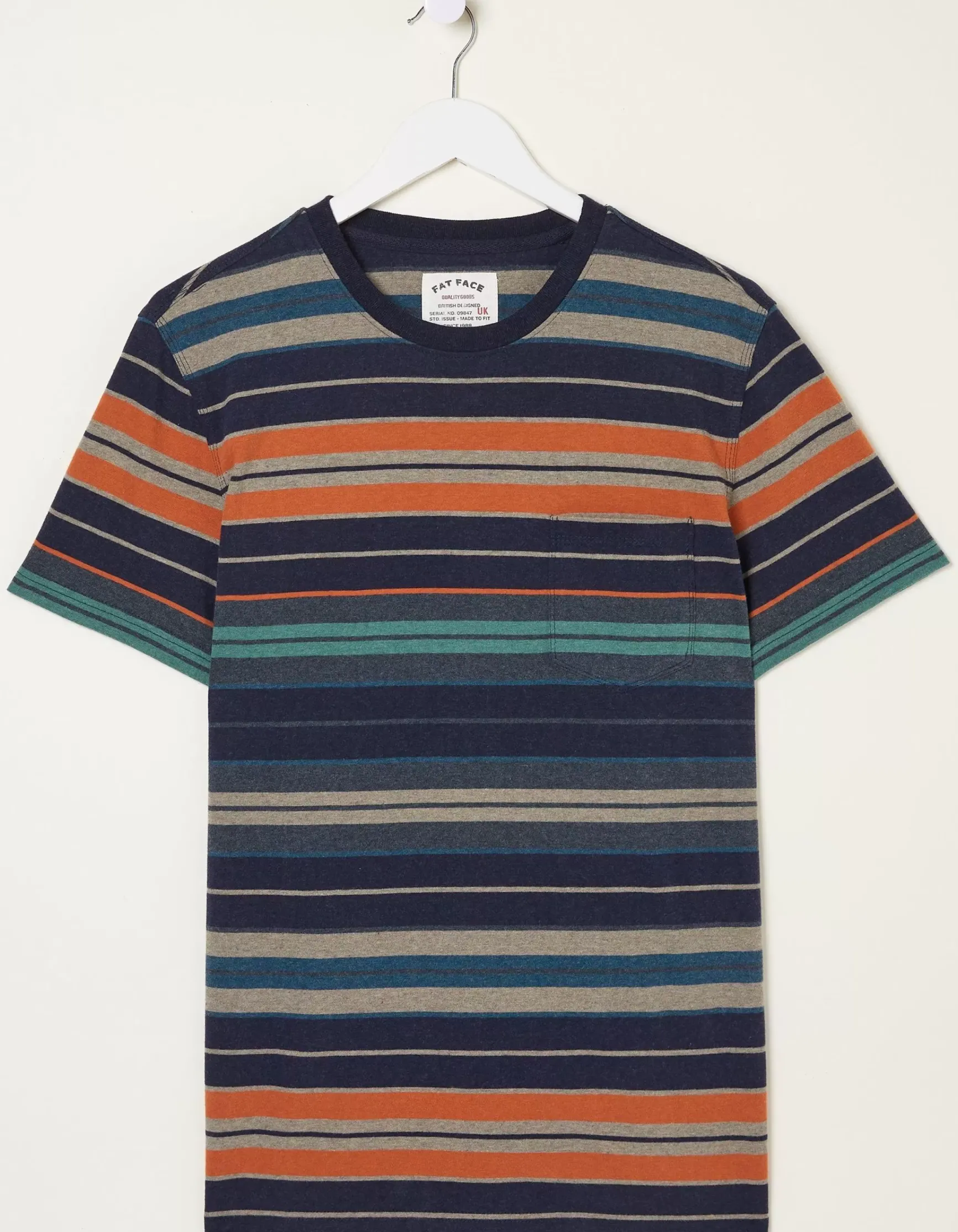 FatFace Trescowe Stripe T-Shirt|Men T-Shirts
