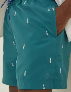 FatFace Trevose Boat Swim Shorts|Men Swimwear