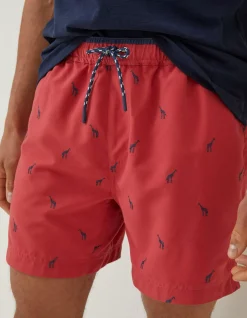 FatFace Trevose Giraffe Swim Shorts|Men Swimwear