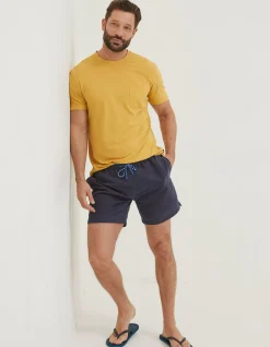 FatFace Trevose Plain Swim Shorts|Men Swimwear