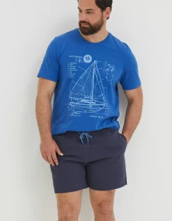 FatFace Trevose Plain Swim Shorts|Men Swimwear