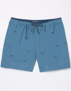 FatFace Trevose Shark Swim Shorts|Men Swimwear