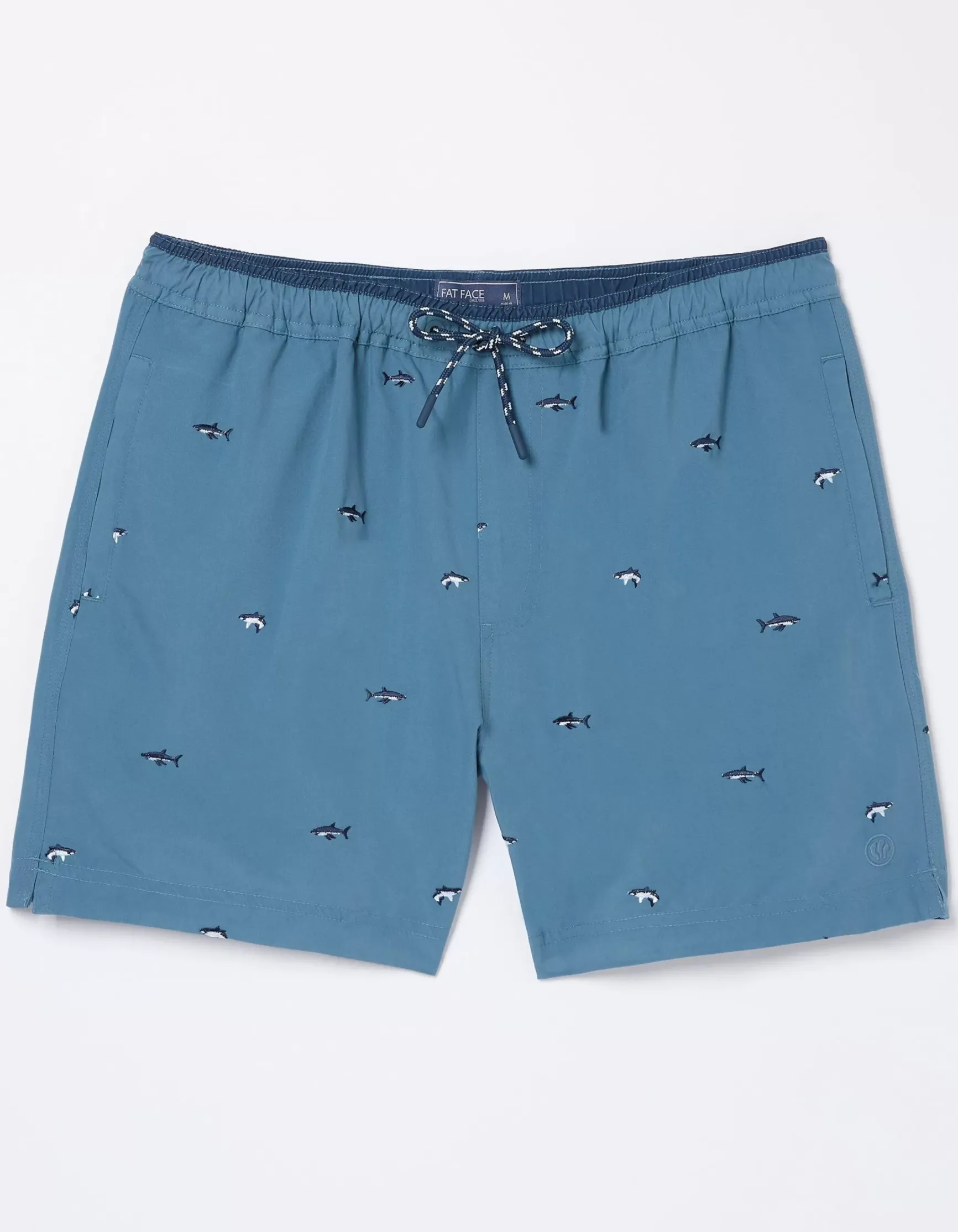 FatFace Trevose Shark Swim Shorts|Men Swimwear