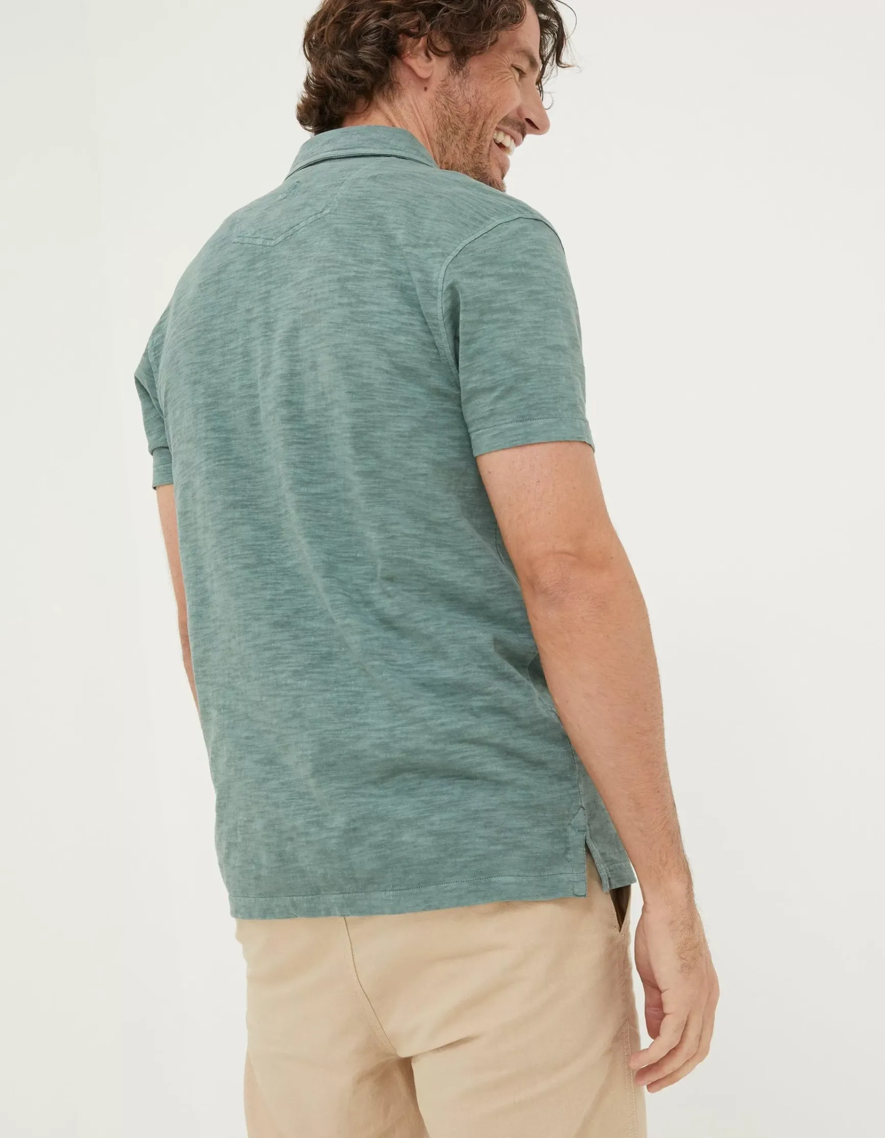 FatFace Truro Jersey Shirt|Men T-Shirts