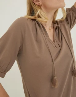 FatFace Tula Notch Top|Women Tops & T-Shirts