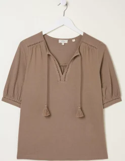 FatFace Tula Notch Top|Women Tops & T-Shirts