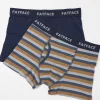 FatFace Two Pack Dorset Stripe Boxers|Men View All