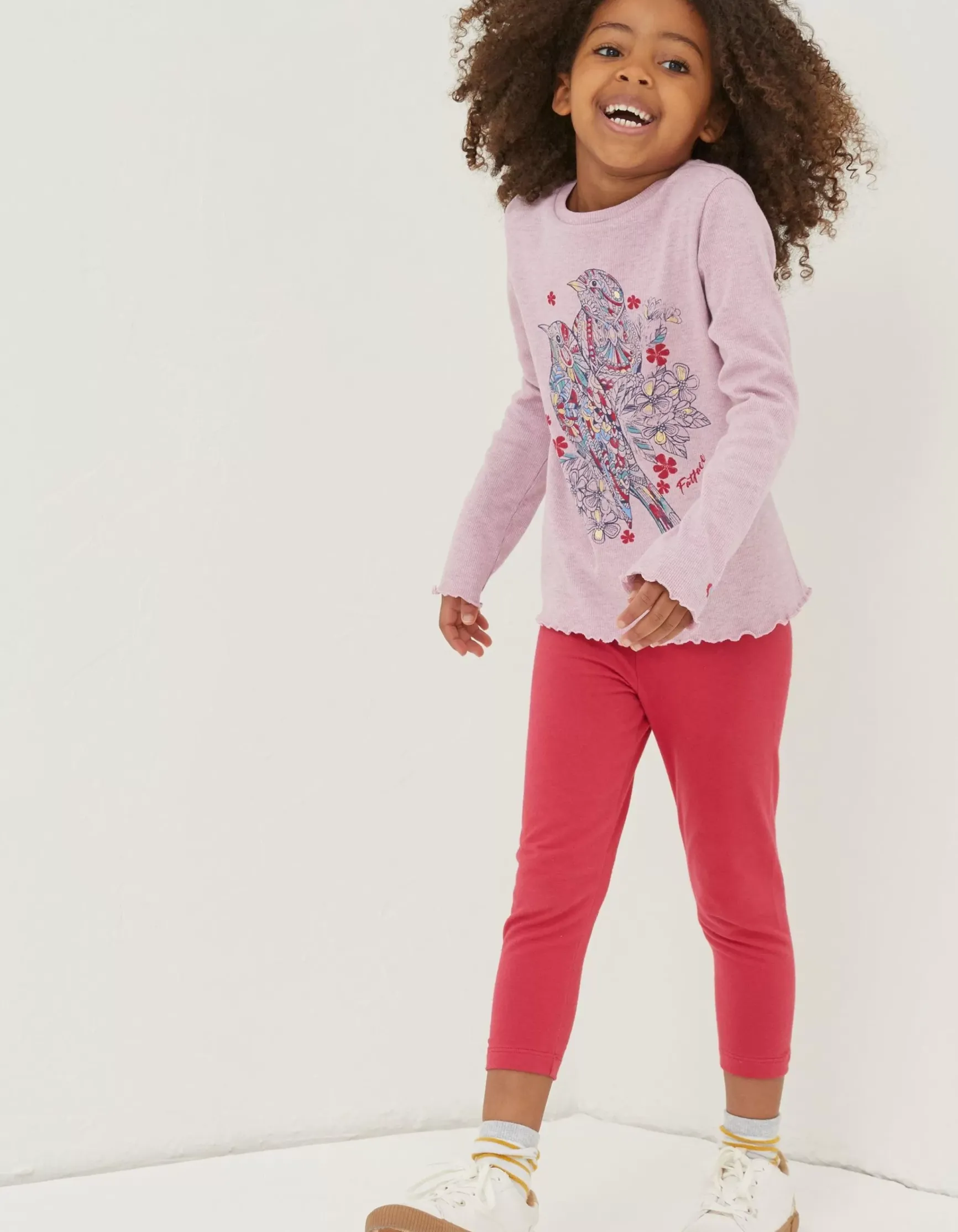 FatFace Two Pack Floral Blooms Crop Leggings|Girls View All