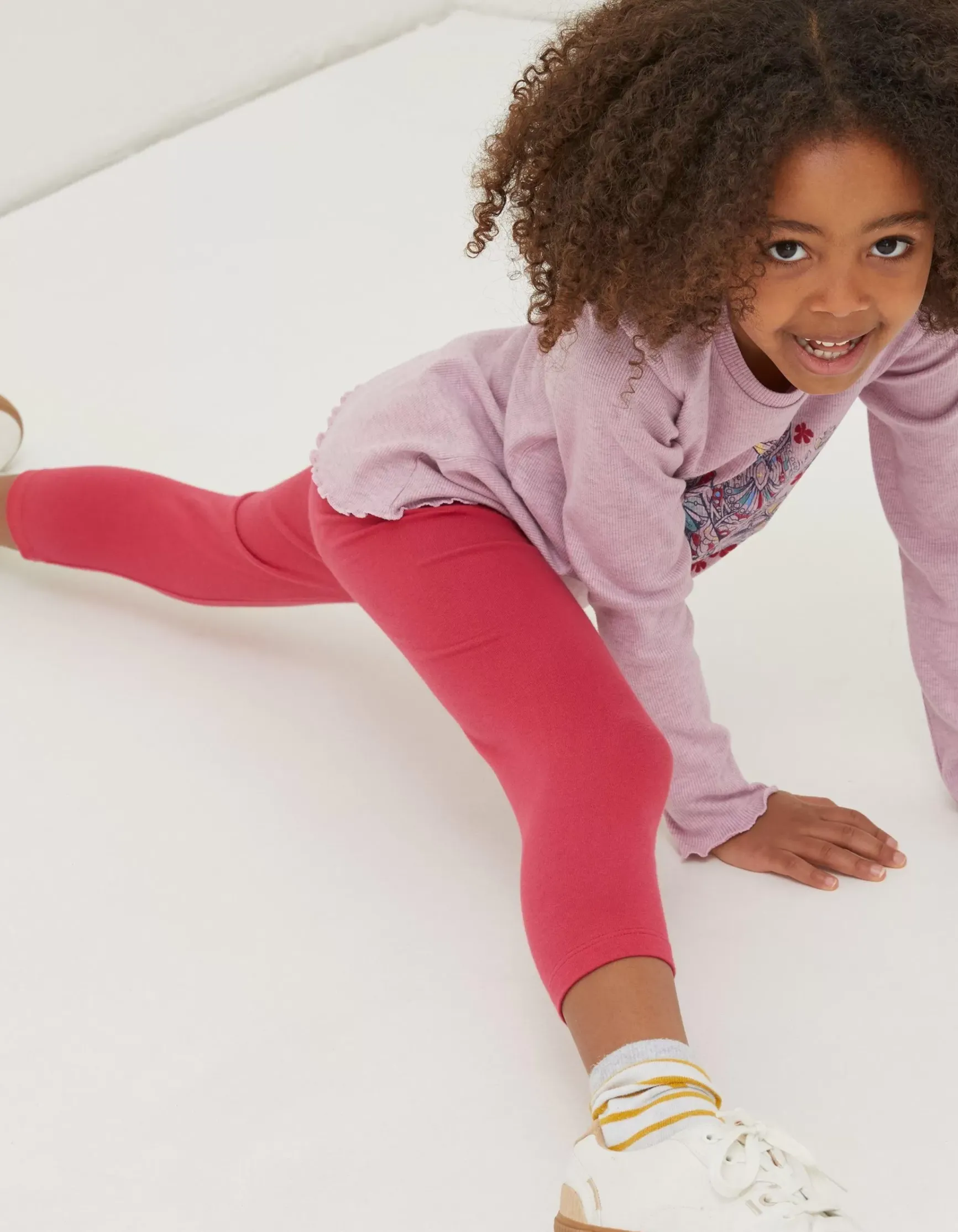 FatFace Two Pack Floral Blooms Crop Leggings|Girls View All