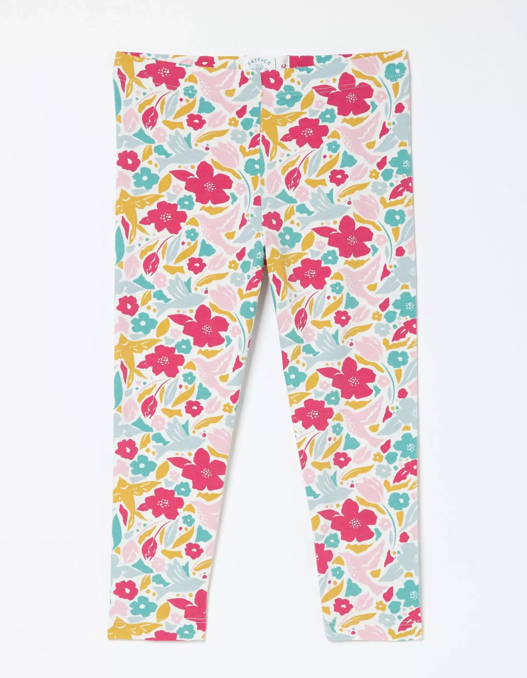 FatFace Two Pack Floral Blooms Crop Leggings|Girls View All