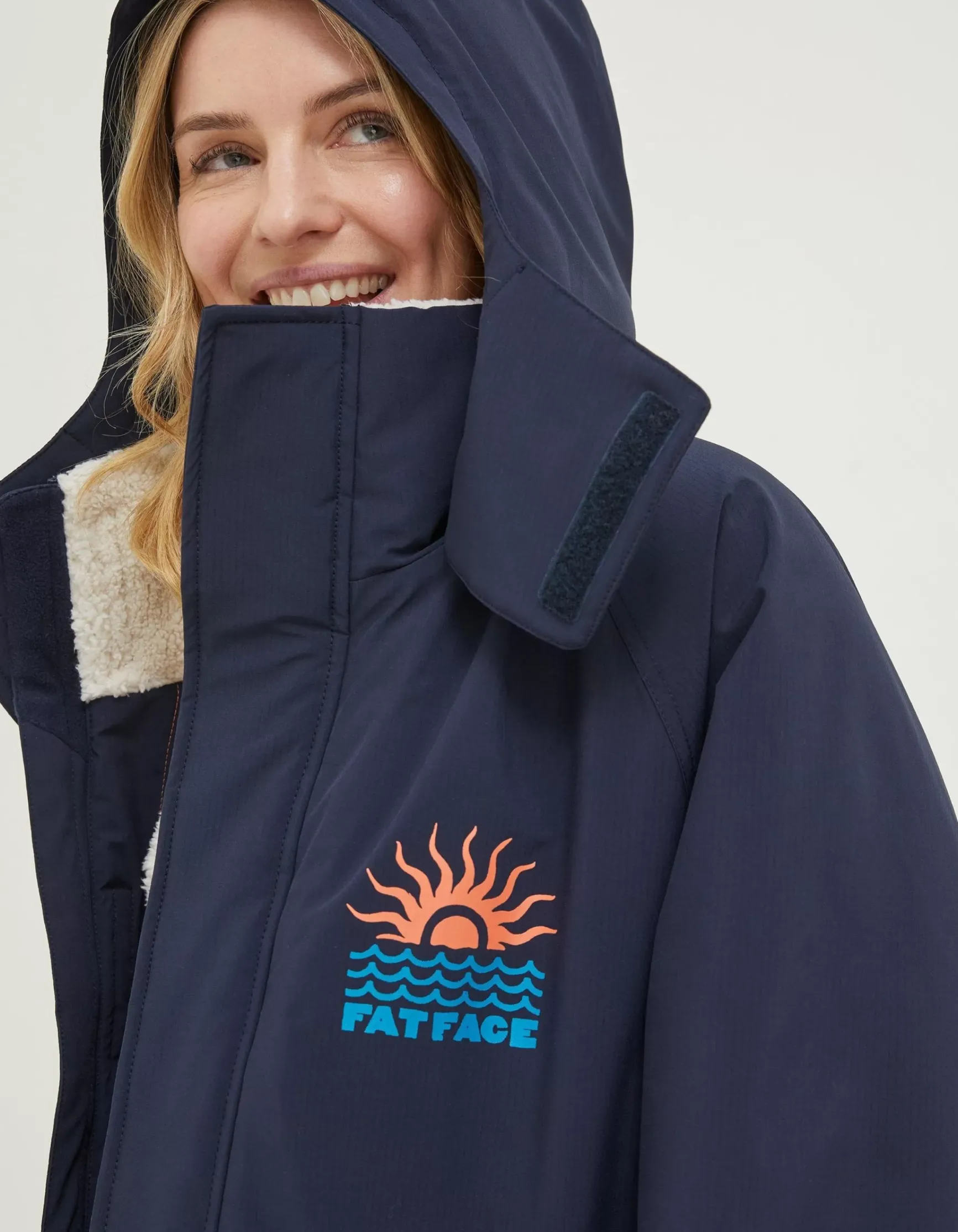 FatFace Unisex Changing Robe|Men Swimwear