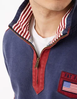 FatFace Usa Airlie Sweat|Men Sweatshirts & Hoodies