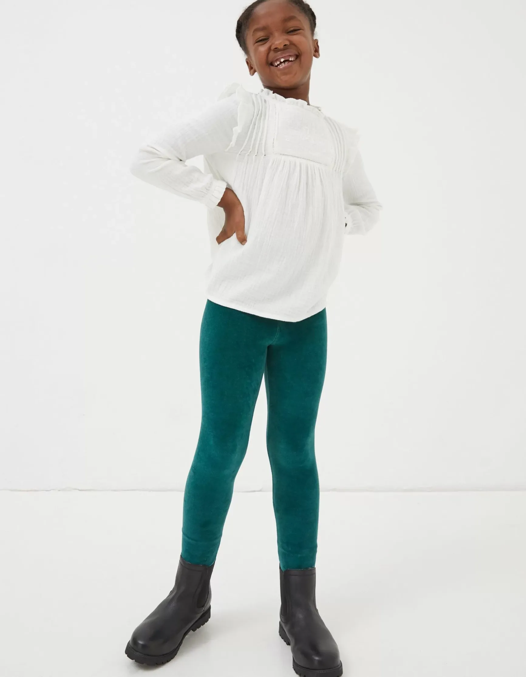 FatFace Velvet Legging|Girls View All