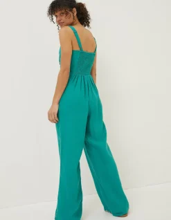 FatFace Vic Linen Jumpsuit|Women Jumpsuits & Playsuits